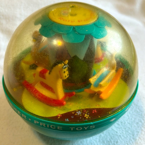 Vintage Fisher Price Roly Poly Chime Ball #165 from 1966. Baby Infant Toys - Picture 1 of 11